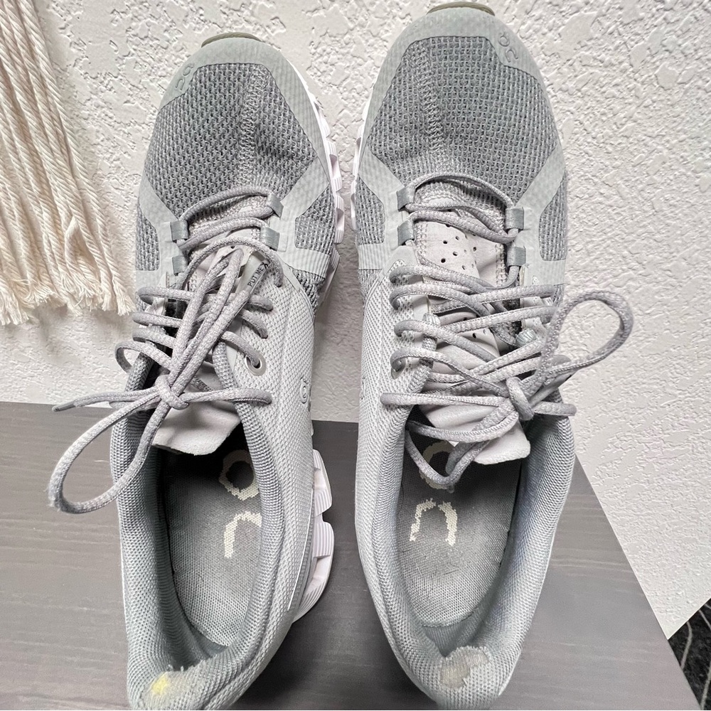 On Cloud Gray Athletic Sneakers